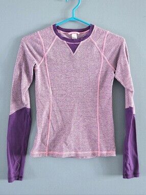 Ivivva Long Sleeve Top Pink & Purple